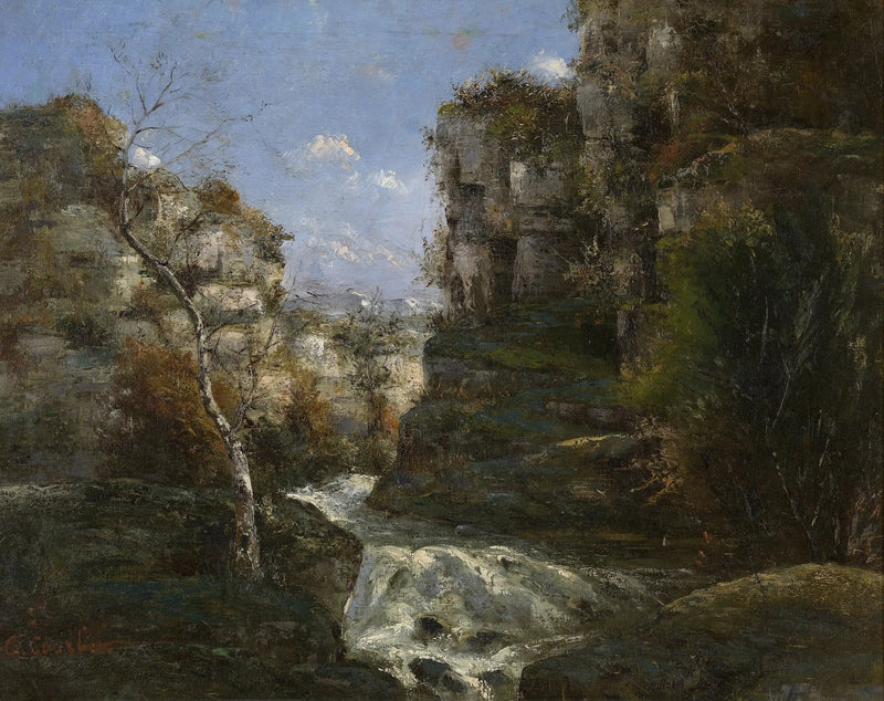 Rotsen bij Ornans - Gustave Courbet