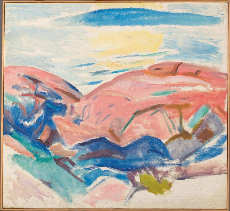 Rode rotsen - Edvard Munch