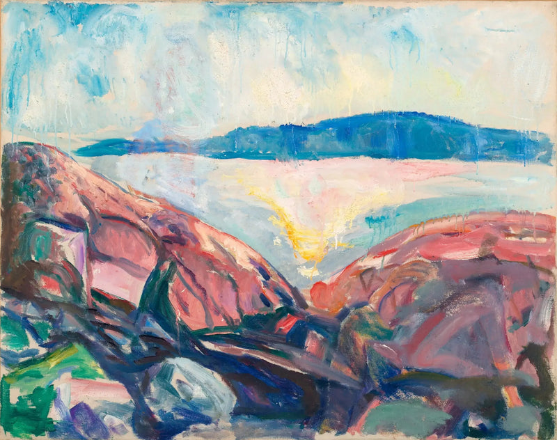 Rode rotsen - Edvard Munch