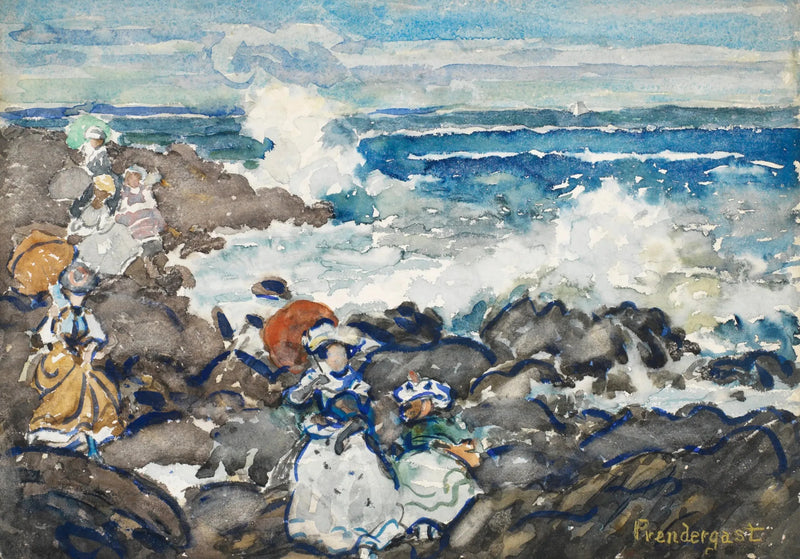 Rotsen, golven en figuren - Maurice Prendergast

Source:
Rochers, vagues et figures - Maurice Prendergast