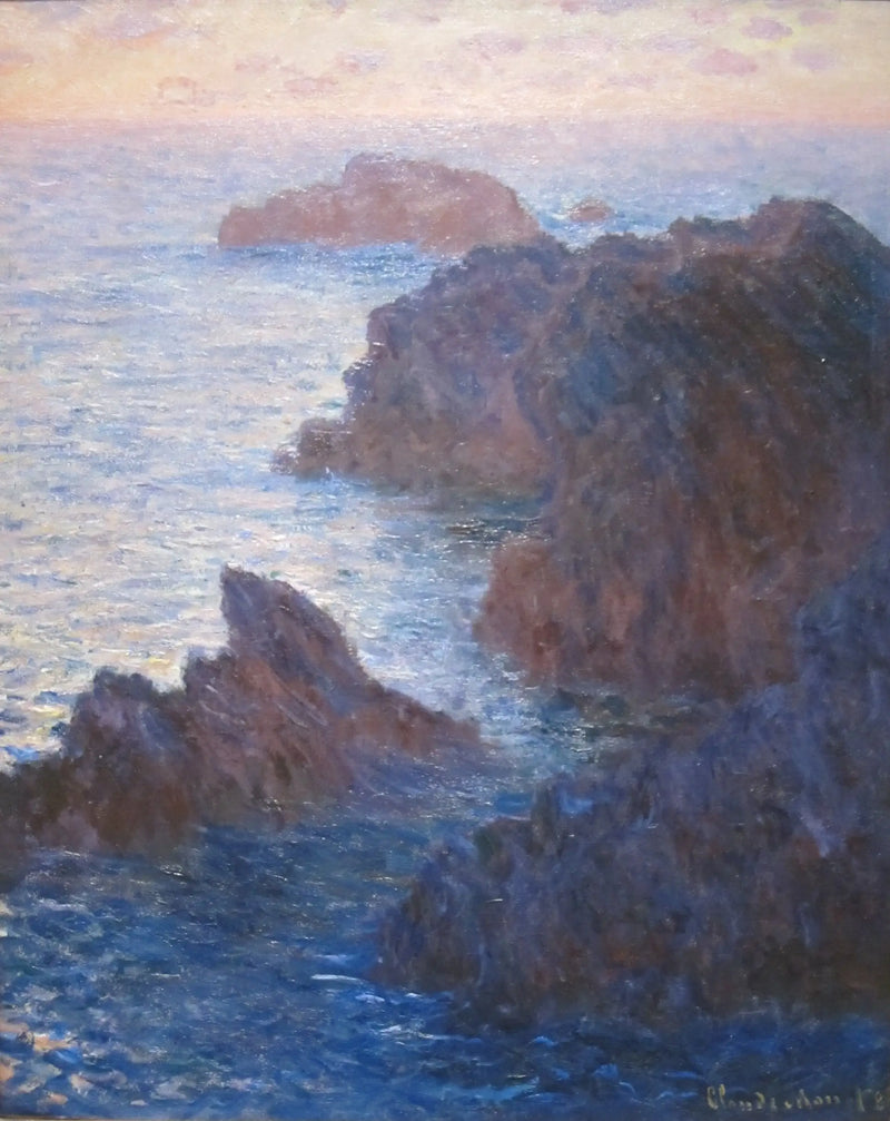 Rotsen bij Belle-Île, Port-Domois - Claude Monet