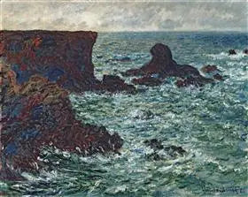 Rotsen bij Port-Coton, de Leeuwenrots, Belle Ile - Claude Monet