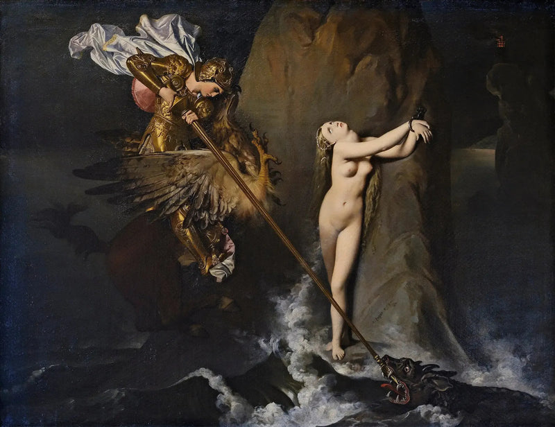 Roger die Angélique uitreikt - Jean-Auguste-Dominique Ingres