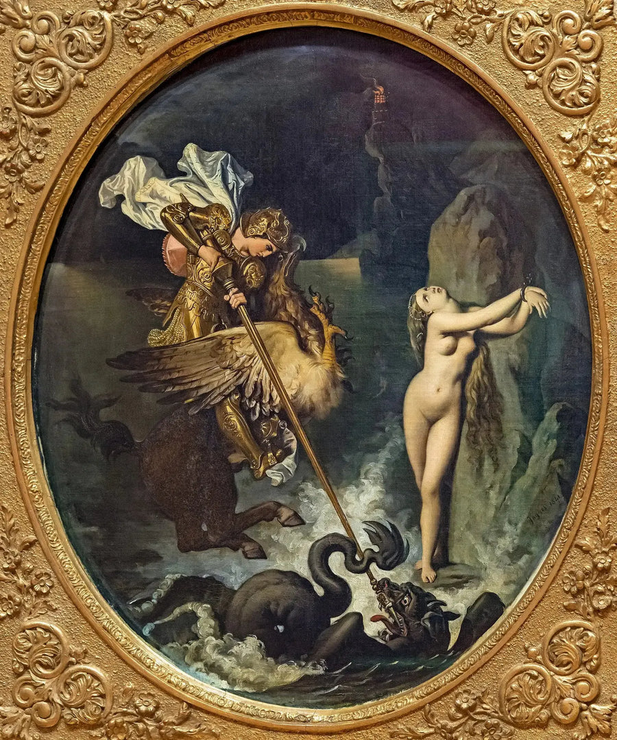 Roger die Angélique uitreikt - Jean-Auguste-Dominique Ingres