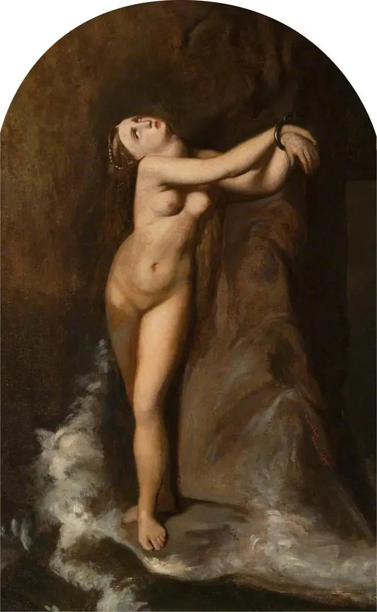 Roger die Angélique levert (kopie naar Jean-Auguste-Dominique Ingres) - James Abbott McNeill Whistler