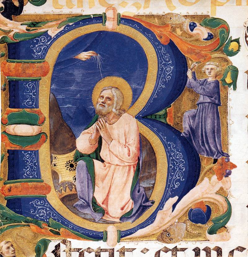 Konings David biddend - initial B - Zanobi Strozzi