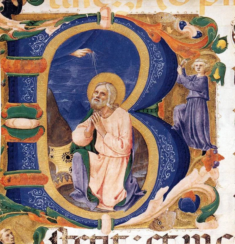 Konings David biddend - initial B - Zanobi Strozzi