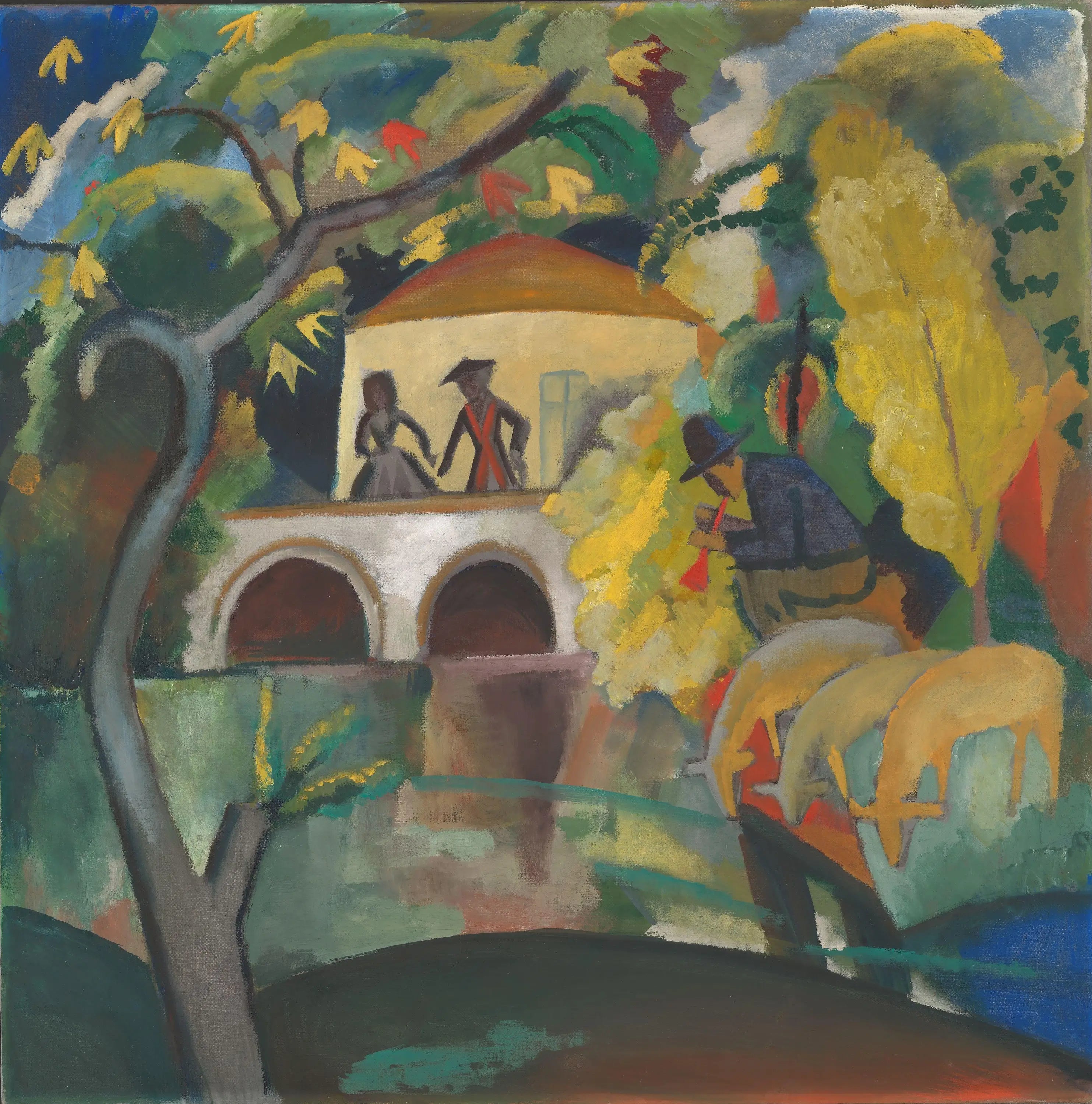 Rokoko - August Macke image 1 tableau peint à l’huile sur toile