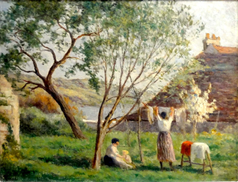 Rolleboise, de tuin van de lente - Maximilien Luce