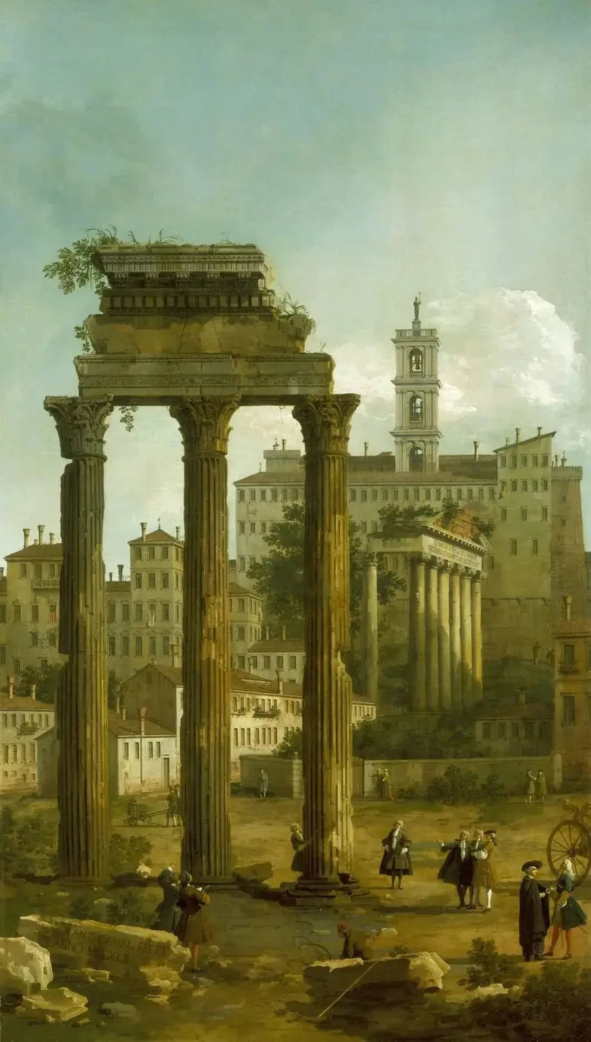 Rome : Ruïnes van het Forum kijkend naar het Capitool - Canaletto

Source:
Rome : Ruines du Forum regardant vers le Capitole - Canaletto