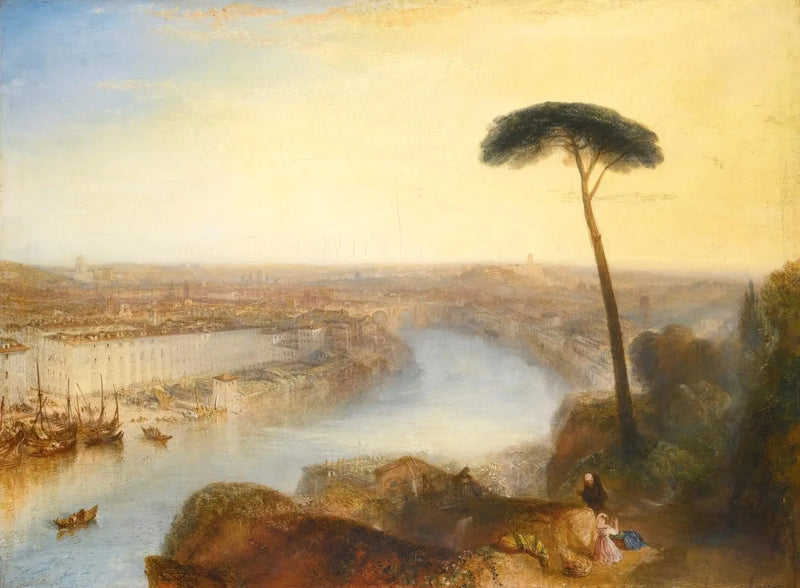 Rome, uitzicht vanaf de Aventijn - J. M. W. Turner