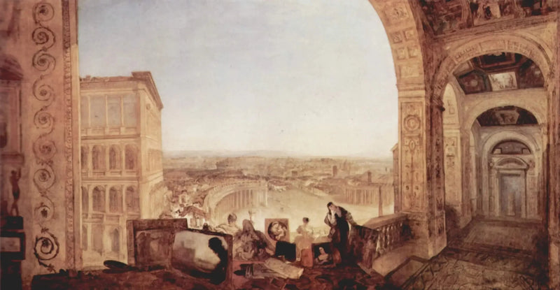 Rome gezien vanaf het Vaticaan - J. M. W. Turner