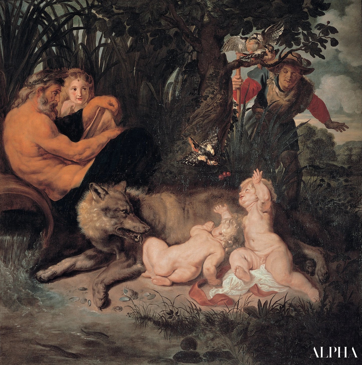 Romulus en Remus (Rubens) - Peter Paul Rubens - Reproducties van schilderijen en hoogwaardige schilderijen