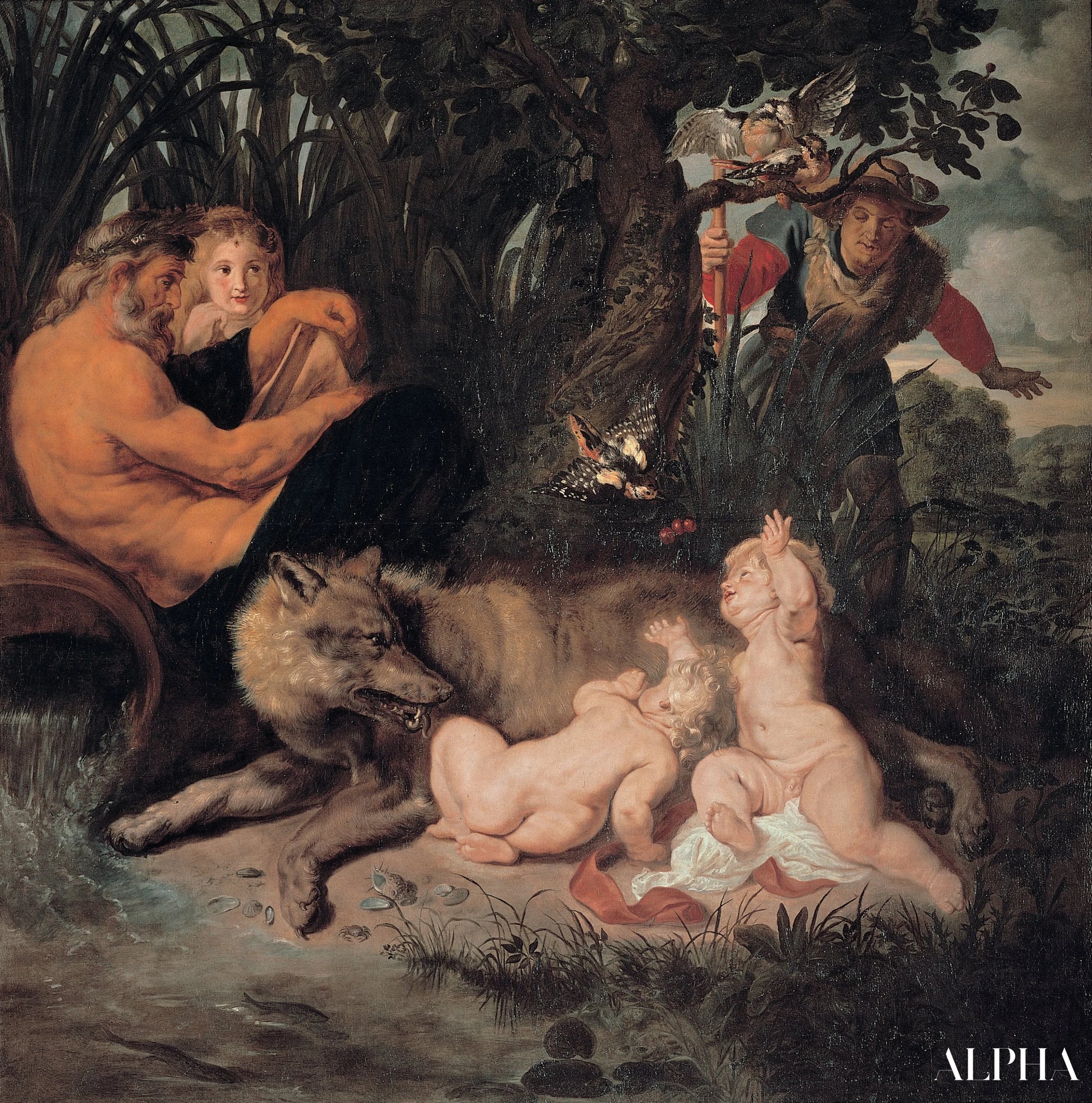 Romulus en Remus (Rubens) - Peter Paul Rubens - Reproducties van schilderijen en hoogwaardige schilderijen