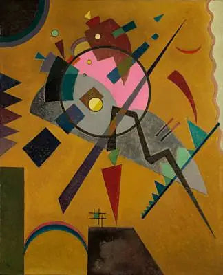 Roos met Grijs - Vassily Kandinsky