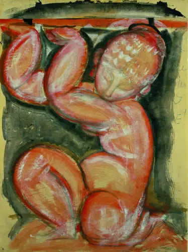 Rozen caryatide (Moed) - Amedeo Modigliani