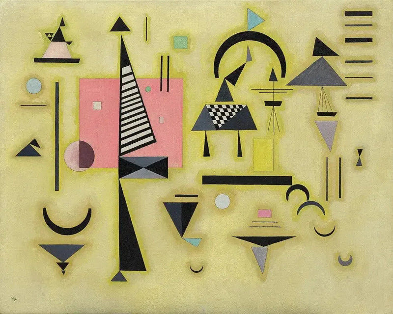 Beslissende Roos - Vassily Kandinsky