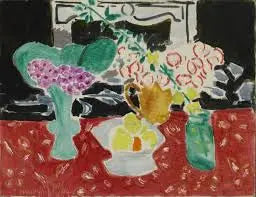 Kerstrozen en saxifrage - Henri Matisse