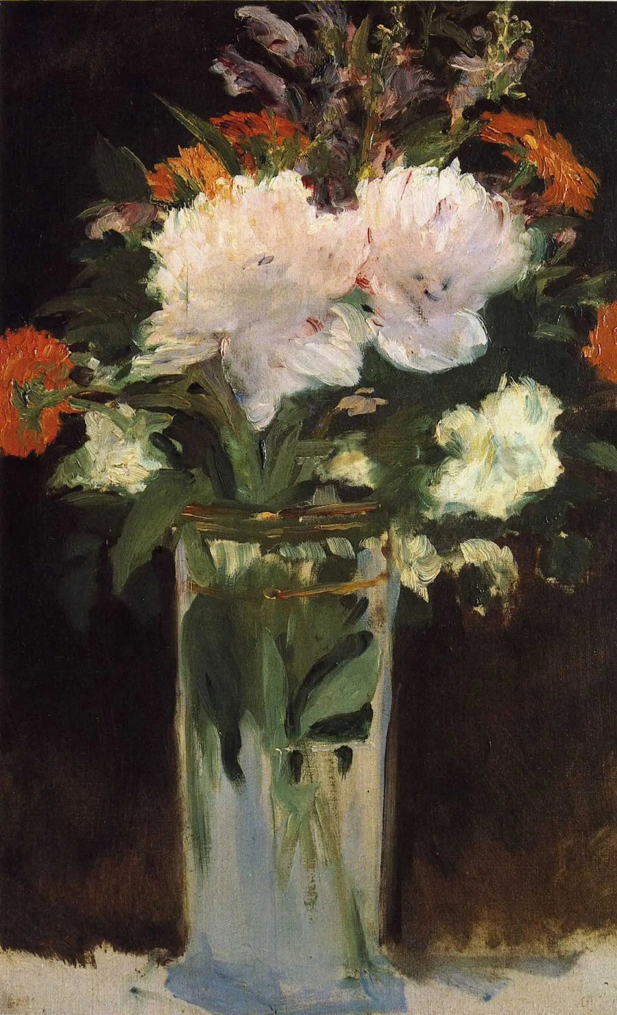 Rozen en seringen - Édouard Manet