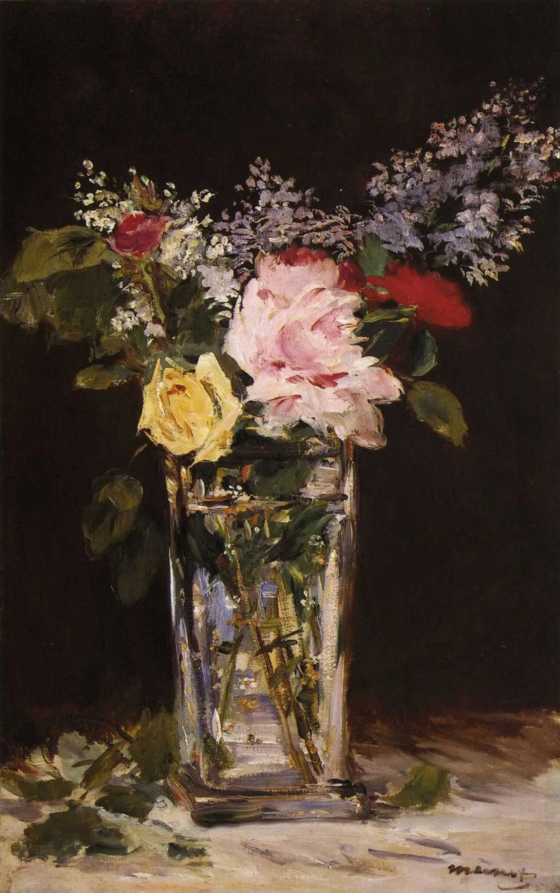 Rozen en seringen - Édouard Manet