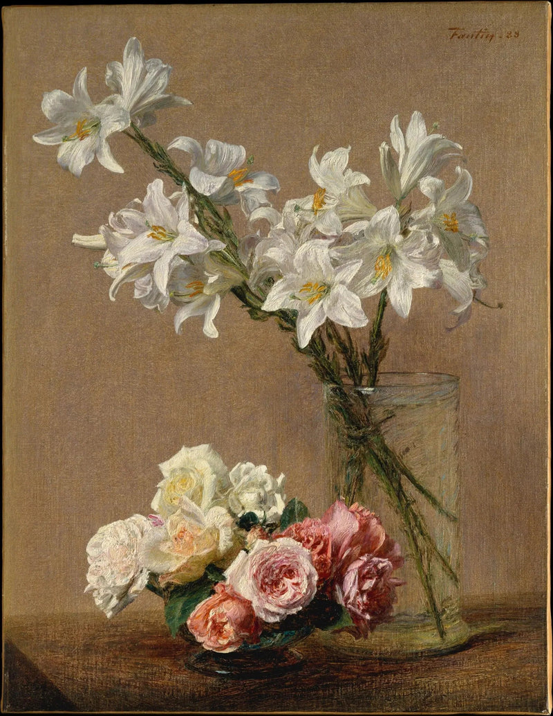 Rozen en lelies - Henri Fantin-Latour

Source:
Roses et lys - Henri Fantin-Latour