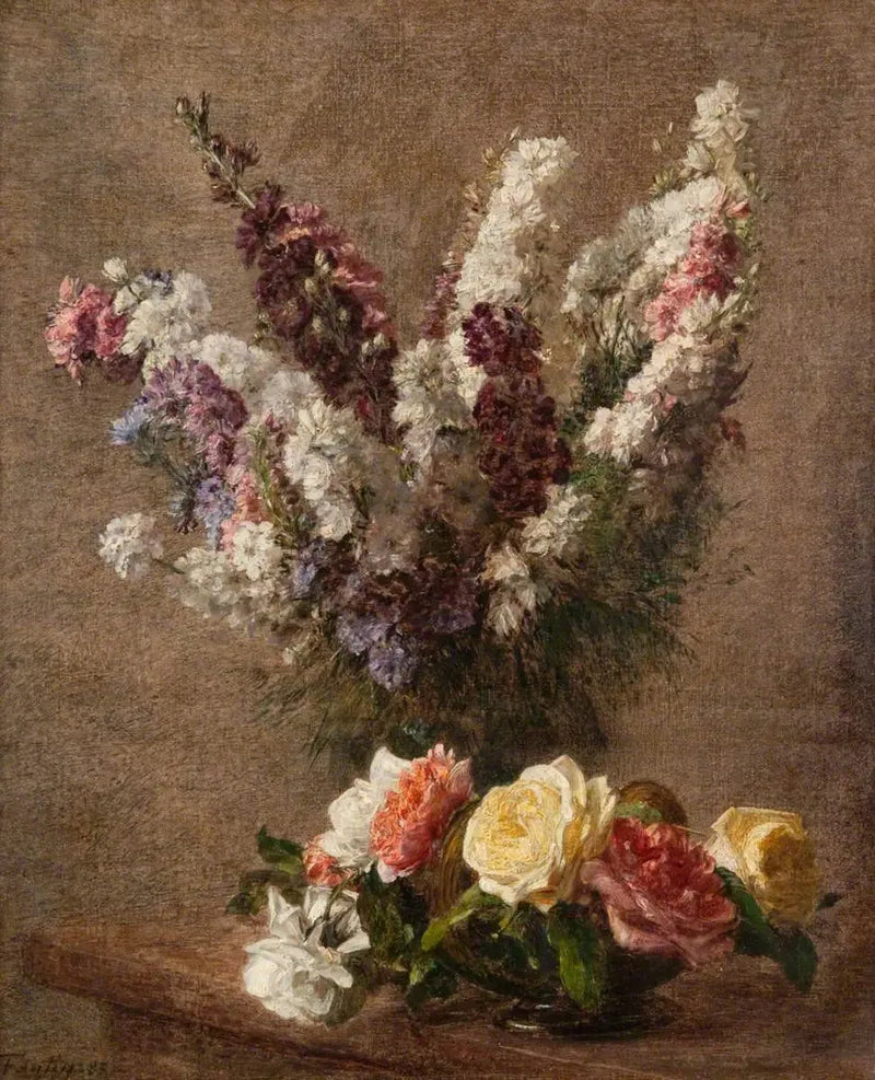 Rozen en Lelietjes-van-dalen - Henri Fantin-Latour

Source:
Roses et pieds-d'alouette - Henri Fantin-Latour