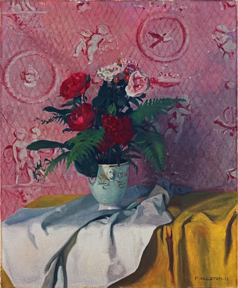 Rode en witte rozen - Félix Vallotton

Source:
Roses rouges et blanches - Félix Vallotton