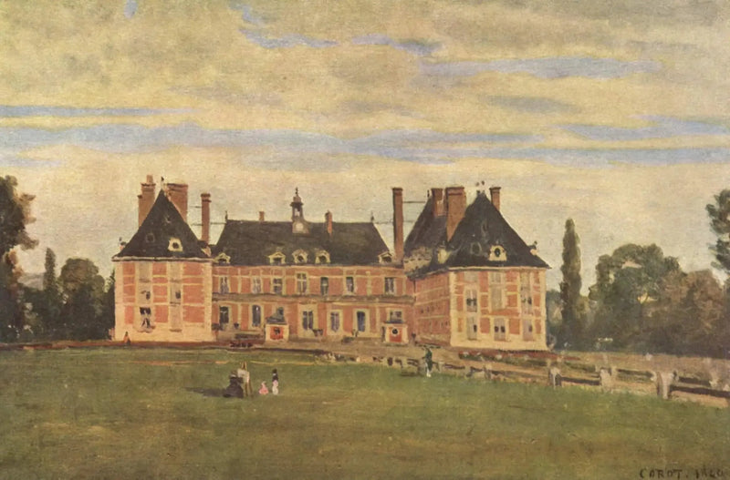 Rosny (Yvelines). Het kasteel van de hertogin van Berry - Jean-Baptiste Camille Corot