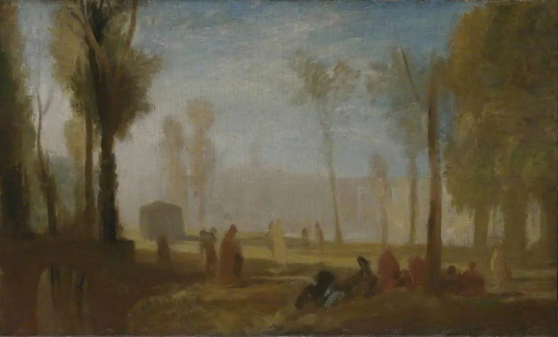 Rouen: Een Uitzicht vanaf de Linkeroever in de Faubourg St-Sever - J. M. W. Turner