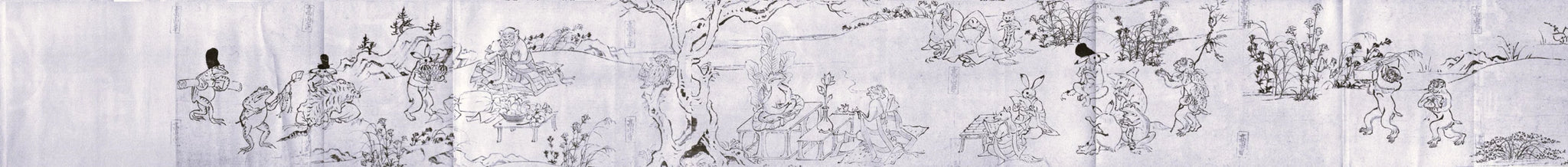 Rouleau des animaux qui s’ébattent, Toba Sōjō, 1150
