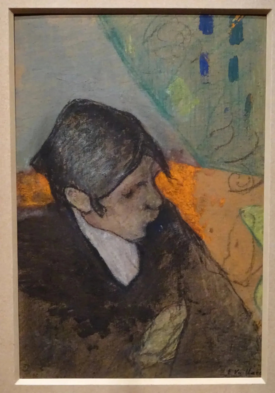 Roussel met zwarte lont - Édouard Vuillard