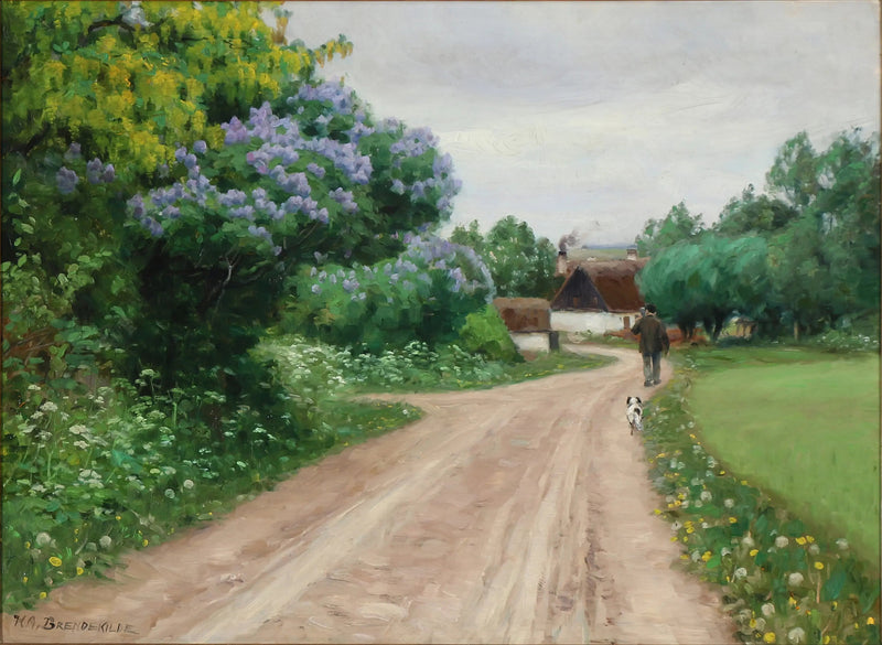Landweg met bloeiende lila's en gouden regen - H. A. Brendekilde

Source:
Route de campagne avec des lilas en fleurs et des pluies dorées - H. A. Brendekilde