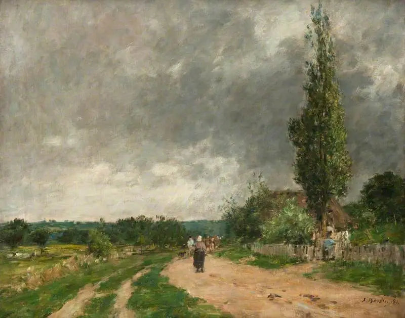 Route de Deauville - Eugène Boudin