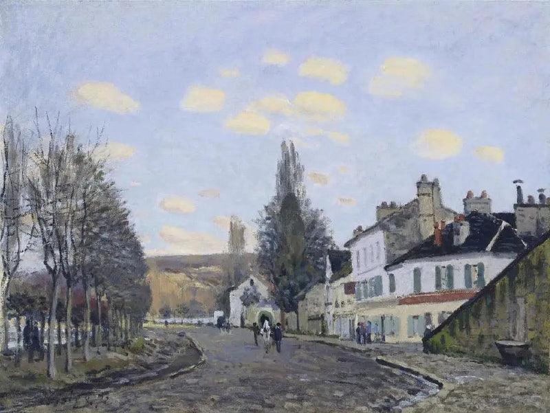 Route van Saint-Germain naar Marly-le-Roi - Alfred Sisley