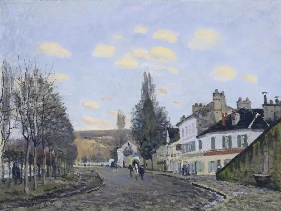 Route van Saint-Germain naar Marly-le-Roi - Alfred Sisley