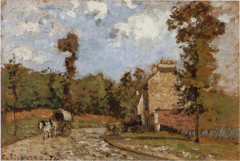Route de Versailles, Marly-le-Roi - Camille Pissarro