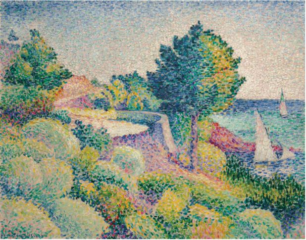 Route du Lavandou naar Saint-Clair - Henri-Edmond Cross