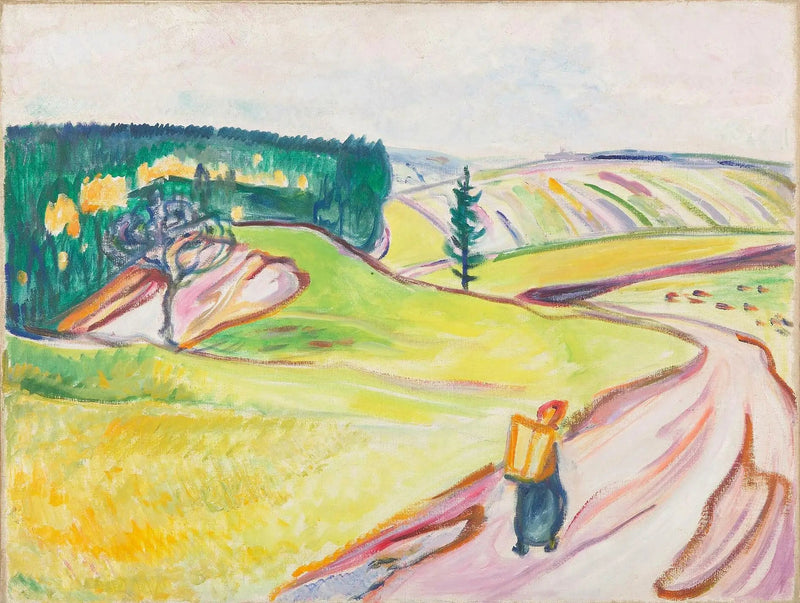 Route in Thüringen - Edvard Munch