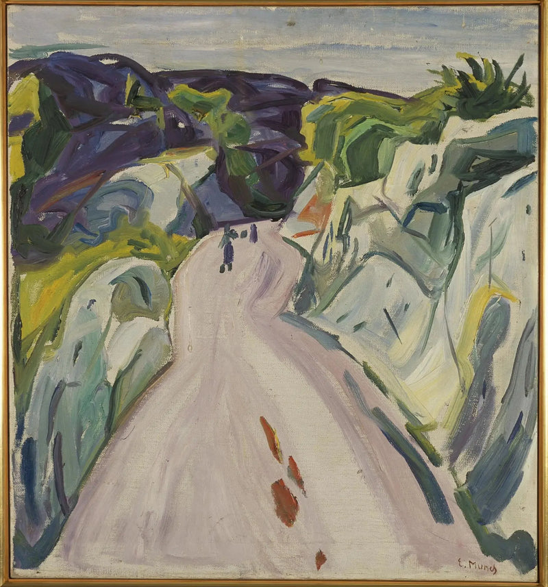 Route nabij Kragerø - Edvard Munch