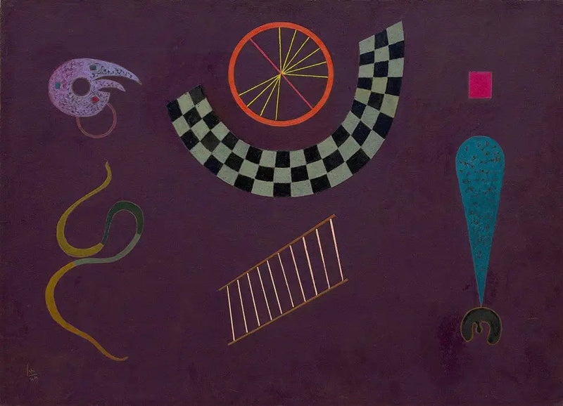 Riem met vierkanten - Vassily Kandinsky