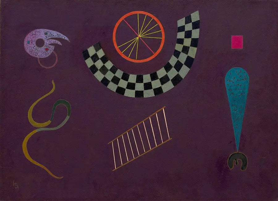 Riem met vierkanten - Vassily Kandinsky