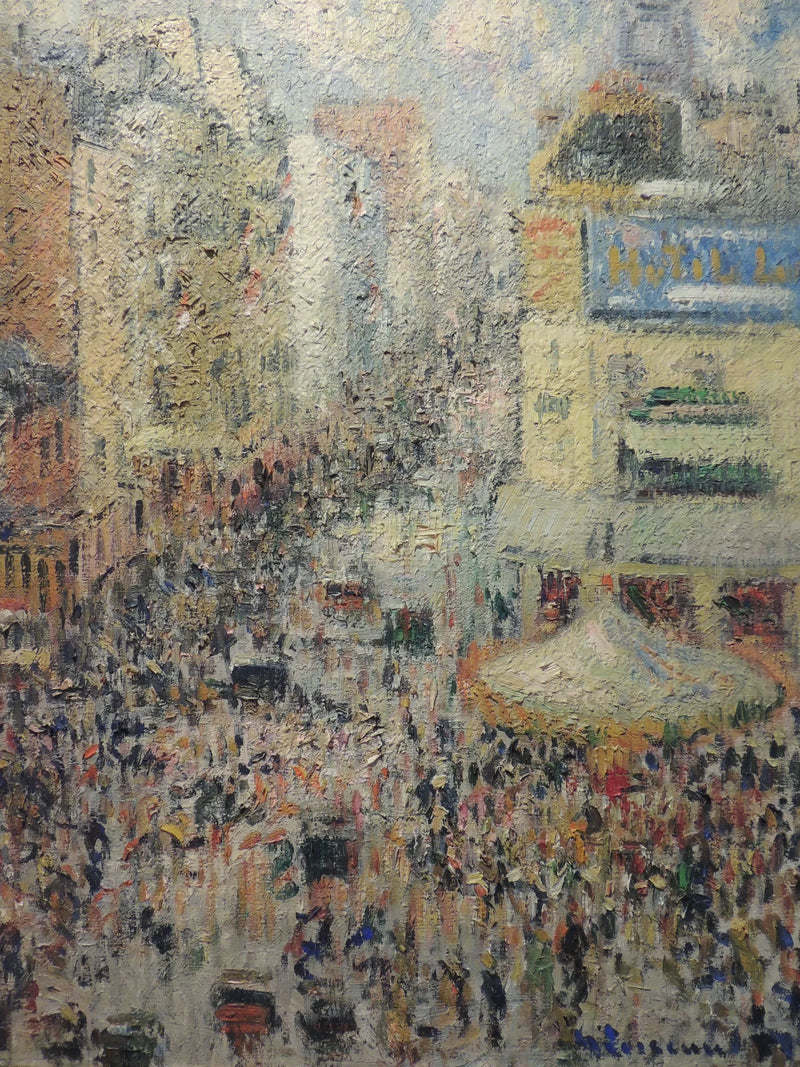 Rue Clignancourt in Parijs, 14 juli 1926 - Gustave Loiseau