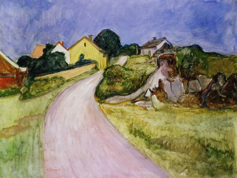 straat van Åsgårdstrand - Edvard Munch
