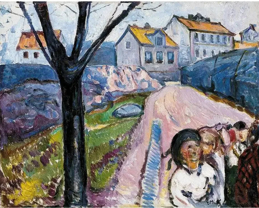 Kragerøstraat - Edvard Munch
