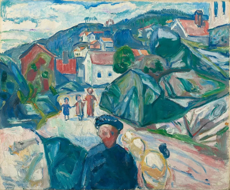 Kragerøstraat - Edvard Munch