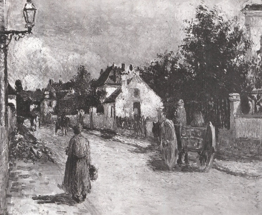 Rue de l'Hermitage, Pontoise (1879) - Camille Pissarro