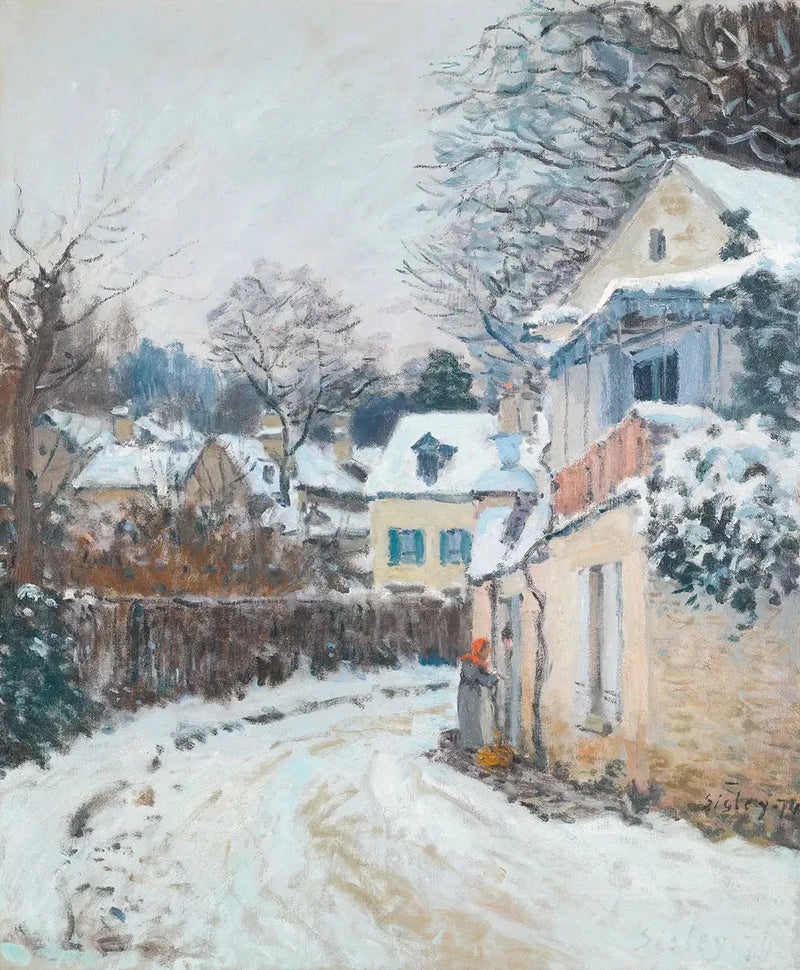 Prinsessenstraat, winter - Alfred Sisley