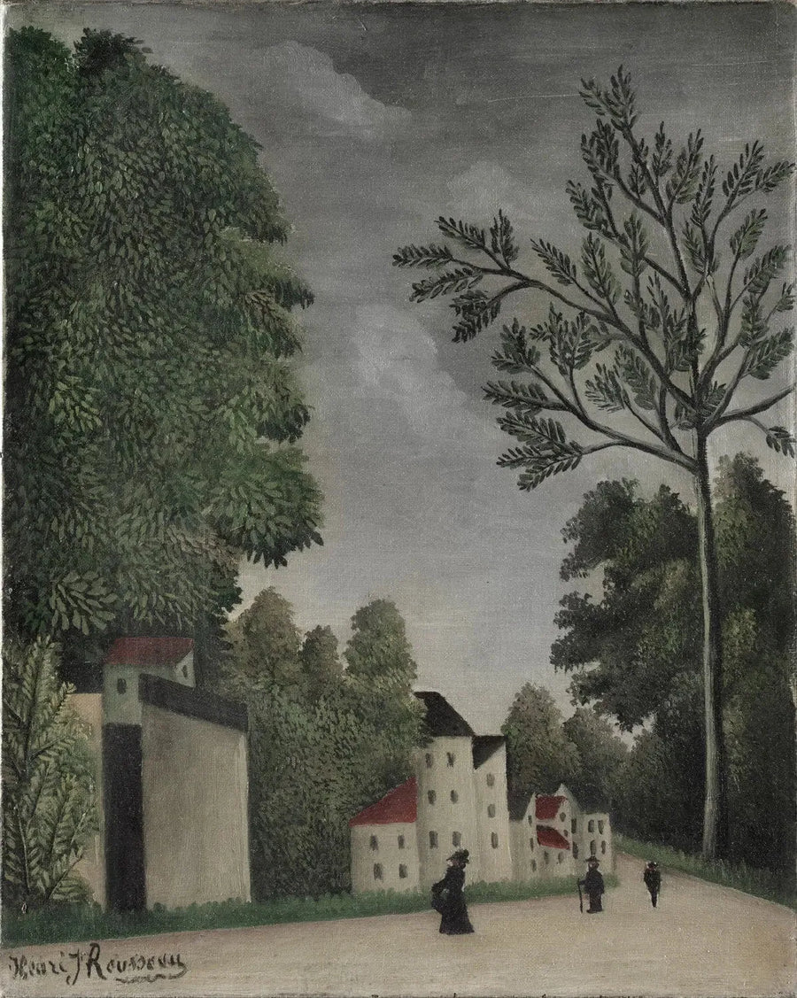 Dorpsstraat - Henri Rousseau
