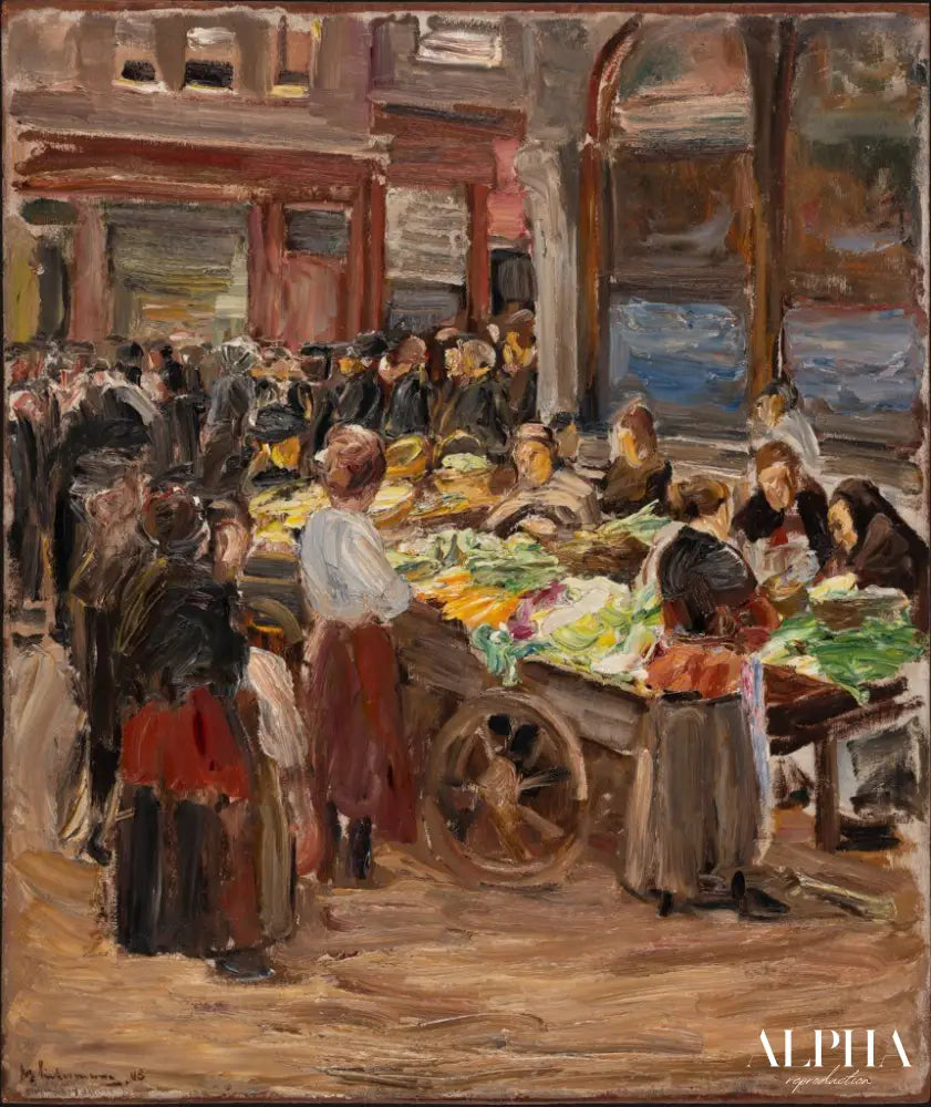 Rue juive à amsterdam - Max Liebermann - Reproductions de tableaux et peintures haut de gamme