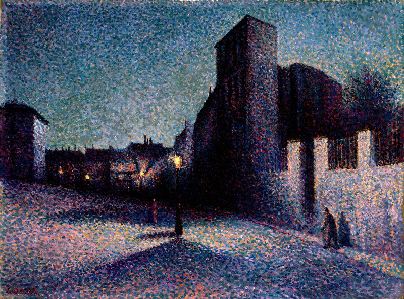 Rue Ravignan, Parijs - Maximilien Luce